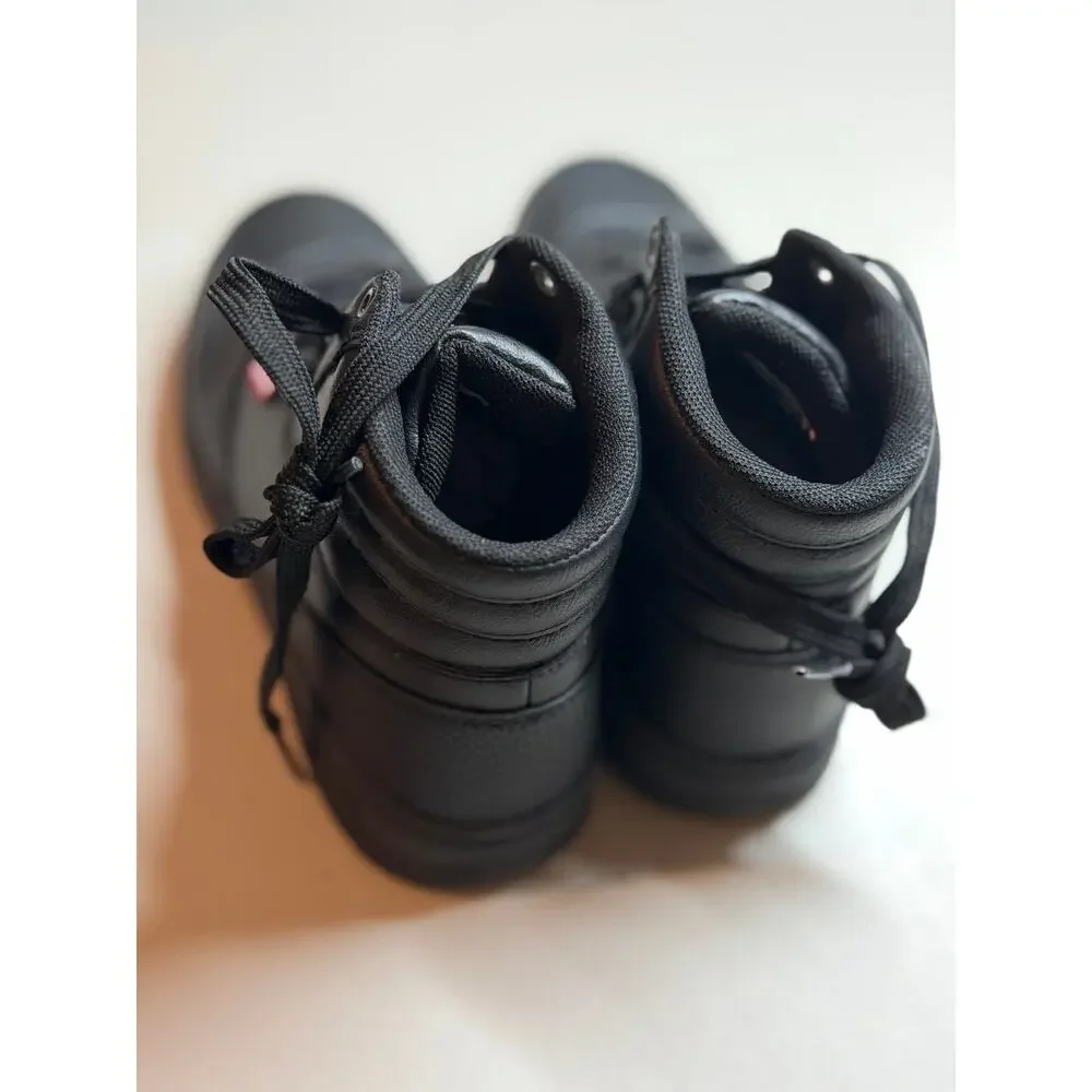 NEW! 3M Levi's Drive Hi Synthetic Leather Casual High-Top Sneakers Black